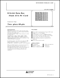 MF0075M-03AT datasheet: 8/16-bit data bus flash ATA PC card MF0075M-03AT