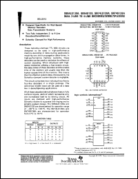SNJ54LS139AW datasheet:  DUAL 2-LINE TO 4-LINE DECODERS/DEMULTIPLEXERS SNJ54LS139AW