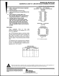 SN74AHC158PWR datasheet:  QUADRUPLE 2-LINE TO 1-LINE DATA SELECTORS / MULTIPLEXERS SN74AHC158PWR