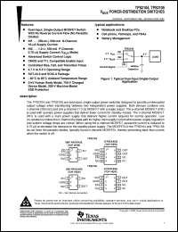 TPS2105DR datasheet:  POWER-DISTRIBUTION SWITCH TPS2105DR