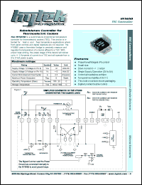 HY5650 datasheet: Subminiature controller for thermoelectric cooler HY5650