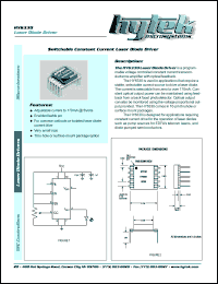 HY6330 datasheet: Laser diode driver HY6330