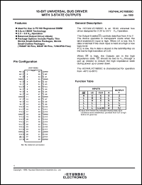 HG74ALVC16835C datasheet: 18-bit universal bus driver with 3-state outputs. HG74ALVC16835C