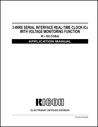 RV5C338A datasheet: 3-wire serial interface real time clock ICs with voltage monitoring function. RV5C338A