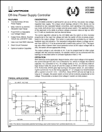 UCC3888DTR datasheet:  OFF-LINE POWER SUPPLY CONTROLLER UCC3888DTR