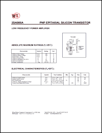 2SA986A datasheet: PNP epitaxial silicon transistor. Low erequency power amplifier. 2SA986A