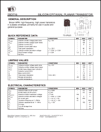 2SD716 datasheet: Silicon epitaxial planar transistor. 2SD716