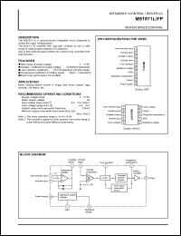 M51971L datasheet: Motor speed control M51971L