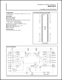 M56782FP datasheet: 4-channel actuator driver M56782FP