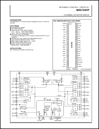 M56788FP datasheet: 5-channel actuator driver M56788FP