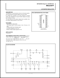 M62230FP datasheet: LCD matrix regulator M62230FP