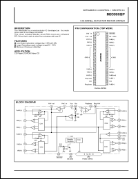 M63000SP datasheet: 4-channel actuator motor driver M63000SP