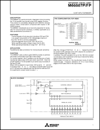 M66007FP datasheet: 12-bit input expander M66007FP