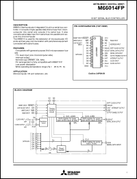 M66014FP datasheet: 16-bit serial bus controller M66014FP