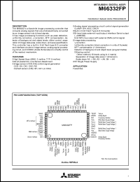 M66332FP datasheet: Facsimile image data processor M66332FP