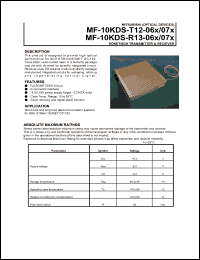 MF-10KDS-R13-060 datasheet: Receiver MF-10KDS-R13-060