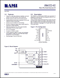 FS6322-02 datasheet: Three-PLL clock generator IC FS6322-02