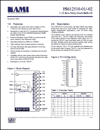 FS612510-02 datasheet: 1:10 sero-delay clock buffer IC FS612510-02