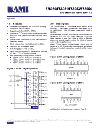 FS6050 datasheet: Low-skew clock fanout buffer IC FS6050