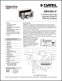 DMS-EB-LP datasheet: 4-20mA current loop application board DMS-EB-LP