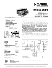 DMS-EB-DC/DC datasheet: DC/DC converter and isolation board DMS-EB-DC/DC