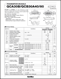 QCB30A60 datasheet: 600V transistor module QCB30A60