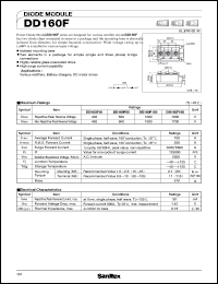 DD160F120 datasheet: 1200V diode module DD160F120