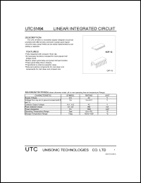 UTC51494 datasheet: Linear integrated circuit UTC51494