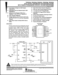 TPS70758PWP datasheet:  DUAL-OUTPUT LOW-DROPOUT VOLTAGE REGULATOR WITH POWER UP SEQUENCING TPS70758PWP