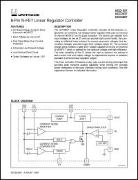 UCC3837DTR datasheet:  8-PIN N-FET LINEAR REGULATOR CONTROLLER UCC3837DTR