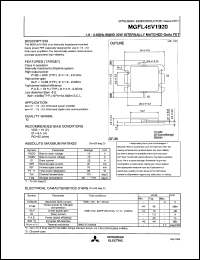 MGFL45V1920 datasheet: 19.0-2.0GHz band 32W internally matched GaAs fet MGFL45V1920