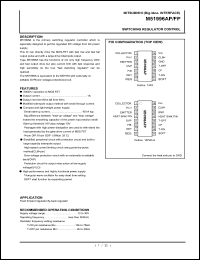 M51996AP datasheet: Switching regulator control M51996AP