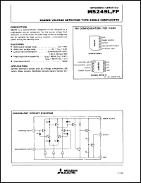 M5249L datasheet: Source voltage detection type single comparator M5249L