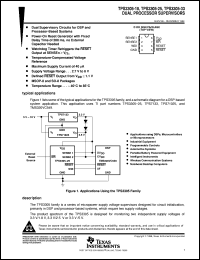 TPS3305-18DR datasheet:  DUAL PROCESSOR SUPERVISORY CIRCUITS TPS3305-18DR