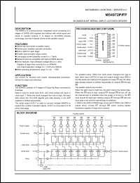 M54972FP datasheet: Bi-CMOS 8-bit serial-input latched driver M54972FP
