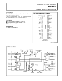 M56694GP datasheet: Bi-CMOS & DMOS 32-bit serial-input latched driver M56694GP