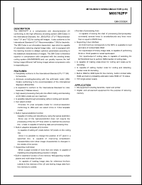 M65762FP datasheet: QM-coder M65762FP