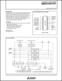 M66510FP datasheet: Laser-diode driver M66510FP