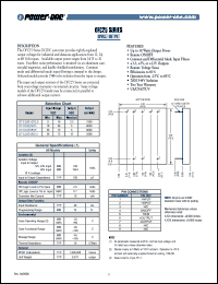 DFC25E48S12 datasheet: 30 Watt, input voltage range:36-72V, output voltage 12V (2500mA) DC/DC converter DFC25E48S12