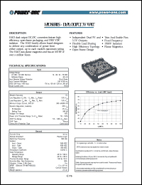 HAD030TGE-A datasheet: 30 Watt, input voltage range:18-36V, output voltage 5/3.3V (2.24A) DC/DC converter HAD030TGE-A