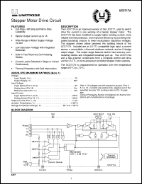 UC3717AN datasheet:  STEPPER MOTOR DRIVE CIRCUIT UC3717AN