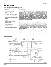 UC3173AQP datasheet:  FULL BRIDGE POWER AMPLIFIER UC3173AQP