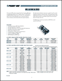 MPU150-3524 datasheet: Input voltage: 85-264V, multiple output voltage,  power factor correction MPU150-3524