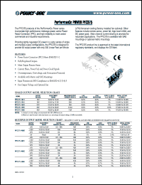 PFC375-4005 datasheet: Input voltage: 85-264V, multiple output voltage ,  power factor correction PFC375-4005