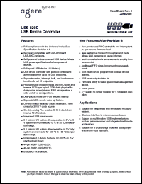 USS820TD-DB datasheet: USB device controller USS820TD-DB