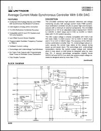 UCC3882DW-1 datasheet:  AVERAGE CURRENT MODE SYNCHRONOUS CONTROLLER WITH 5-BIT DAC UCC3882DW-1