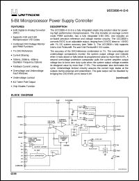 UCC3830DW-5 datasheet:  5-BIT MICROPROCESSOR POWER SUPPLY CONTROLLER UCC3830DW-5