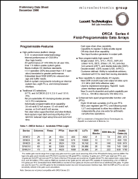 OR4E2-1BA352 datasheet: ORCA Series 4 Field-programmable gate arrays OR4E2-1BA352