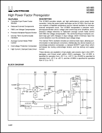 UC2853N datasheet:  HIGH POWER FACTOR PREREGULATOR UC2853N