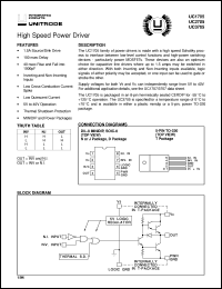 UC2705J datasheet:  HIGH SPEED POWER DRIVER UC2705J